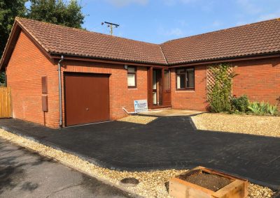 Black brick drive and paving